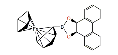 cis-Dihydrophenanthrene-9,10-diol ferrocenylboronate